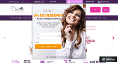 Desktop Screenshot of dermomanipulacoes.com.br